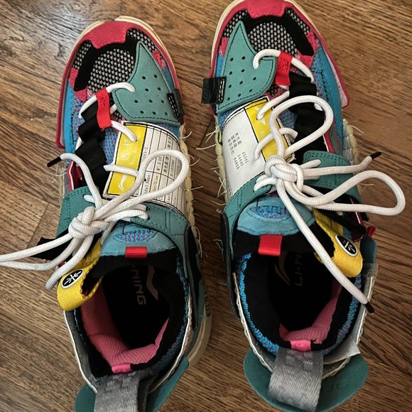 LI-NING DECONSTRUCTED ESSENCE 2 SNEAKER MEN'S SIZE 8 (RARE!) - Picture 2 of 13